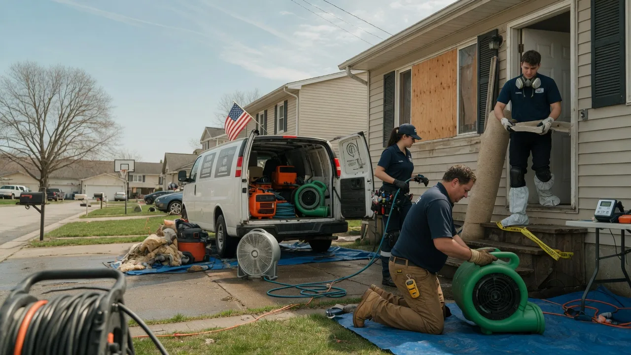 Water Damage Restoration in Powderly, KY near me